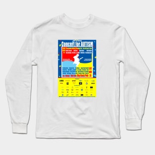 2021 14th Annual Concert for Autism Flyer T-shirt Long Sleeve T-Shirt